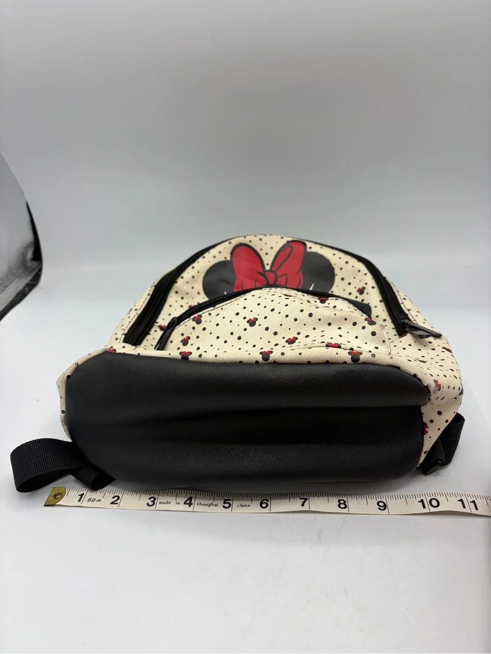 Disney Minnie Mouse Cream, Black & Red Mini Backpack